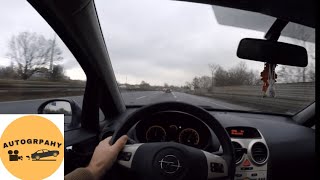 Opel Corsa D 1.0 EcoTec 60HP POV Test Drive Acceleration Sound