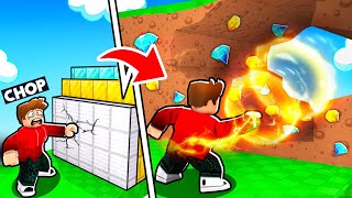 ROBLOX CHOP PUNCHES WITH SUPER DESTRUCTIVE POWER