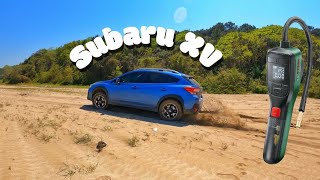 Using Subaru XV in Nature / Bosch Easy Pump Cordless Air Compressor