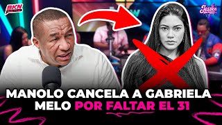 MANOLO OZUNA CANCELA A GABRIELA MELO POR FALTAR AL SHOW PERFECTO EL 31 DE DICIEMBRE 2024