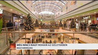 Alig lehetett mozdulni advent első vasárnapján a karácsonyi vásárokon