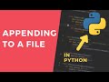 Appending to a file - 1 Minute Python Tutorial #shorts