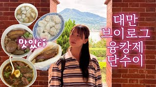 지수랑 대만 여행 브이로그 마지막 / 누가크래커 구매 / 융캉제는 제법 할게 없음 / 단수이