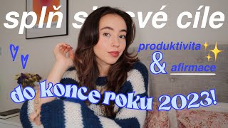 PŘESTAŇ BÝT LÍNÁ: productivity tips \u0026 jak dosáhnout svých cílů do konce roku | Aprés talk podcast