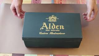 【靴磨き】ALDEN D6616 V-Tip First contact shoe care（コードバンの手入れ）