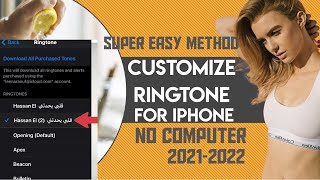 How to Set ANY Song as RINGTONE on iPhone (No Computer) EASY Method 2021