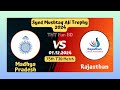 Madhya Pradesh vs Rajasthan | MP v RAJ | Syed Mushtaq Ali Trophy Live Score Streaming & Updates 2024