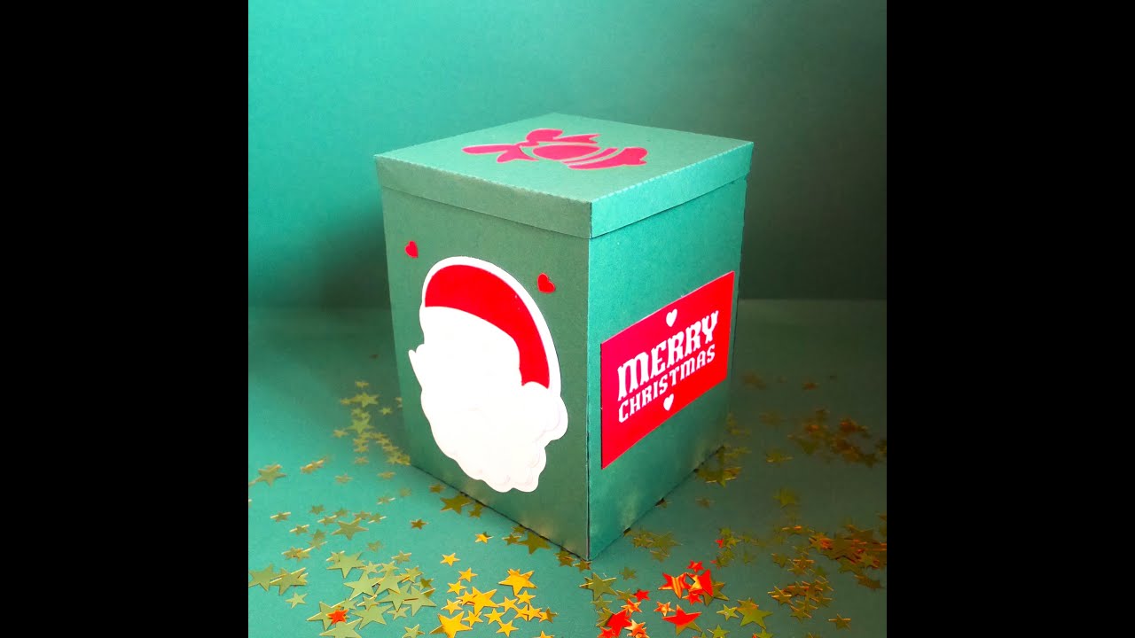 Christmas Explosion Gift Box Youtube