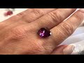 precious gem quality purple garnets