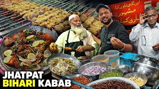 Jhatpat Bihari Kabab | Orangi Special | Gohar Biryani & Pakwan | Karachi Street Food, Pakistan