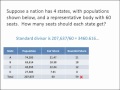 Math for Liberal Studies: Apportionment -- Webster's Method