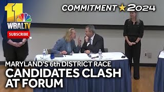 Candidates clash, disparage each other's behavior