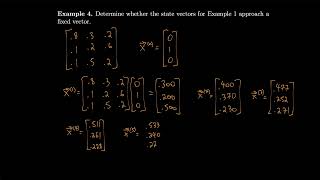 Linear Algebra 10.4 Markov Chains