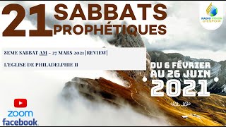 Sabbat 8/21 AM Sermon : Eglise de Philadelphie 2 | Pasteur Jean Renald Maurice | Vision D'Espoir TV