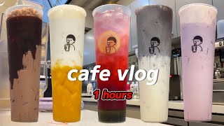 ❤️1 million views in total ‼ ️ cafe vlog 1-hour video collection❤️ | Cafe vlog | Dessert 39 ASMR