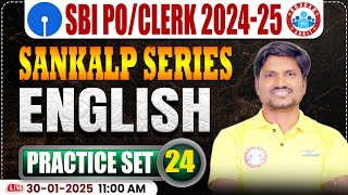 SBI PO Clerk English Classes | SBI PO/Clerk English Practice Set #24 by RK Mehto Sir