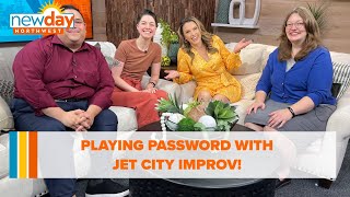 Playing Password with Jet City Improv! - Game on - New Day NW