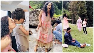 Kangana Ranaut Enjoying Picnic With Her Family - Telugu Film News | Latest Tollywood News | TFPC