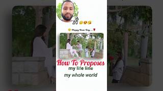 প্রপোজ করুন এই স্টাইলে -How To Proposes 💌 #shorts  #love