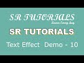 Text Shadow Effect | Demo - 10 | Css | SR Tutorials