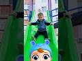 Go Down the Colorful Slides 🛝🌈 with Little Angel!  #babyjohn #playground