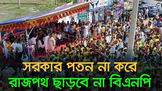 সরকার পতন না করে রাজপথ ছাড়বে না বিএনপি  | Mymensingh | BNP | Dhaka Post