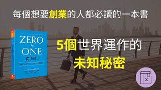 創業思維｜建立創新企業的5個原則｜想創業的人必讀的一本書《從0到1》｜震岳說書