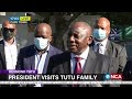 President Cyril Ramaphosa visits Tutu family