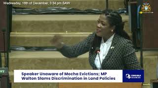 Amanza Walton-Desir Slams Government’s Handling of Mocha Demolitions in Parliament