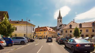 ROMANIA 4K | Driving Downtown Sibiu Hermannstadt ( City Centre ) | Transylvania