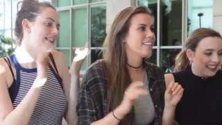 Dani, Christina and Amy Cimorelli singing \