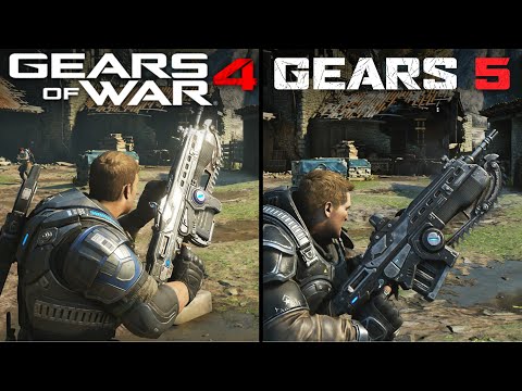 Gears 5 vs Gears of War 4 Direct Comparison