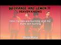 Heaven Knows - Orange & Lemons (Lyric Video)