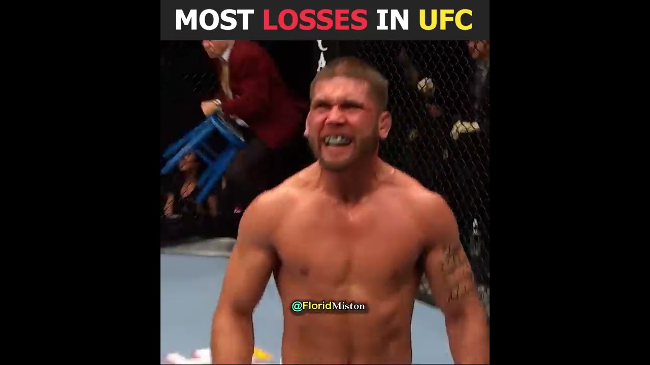 He Has Most Losses In UFC History - YouTube