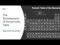 The Development of the periodic Table AQA GCSE Chemistry