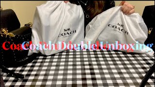 COACH DOUBLE UNBOXING!