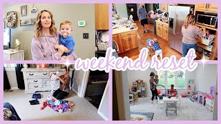WEEKEND RESET | GET IT ALL DONE | WORKING MOM OF 2 | HOMEMAKING MOTIVATION | BRIANA STEVENSON