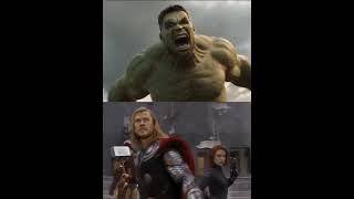 Hulk vs Avangers #marvel