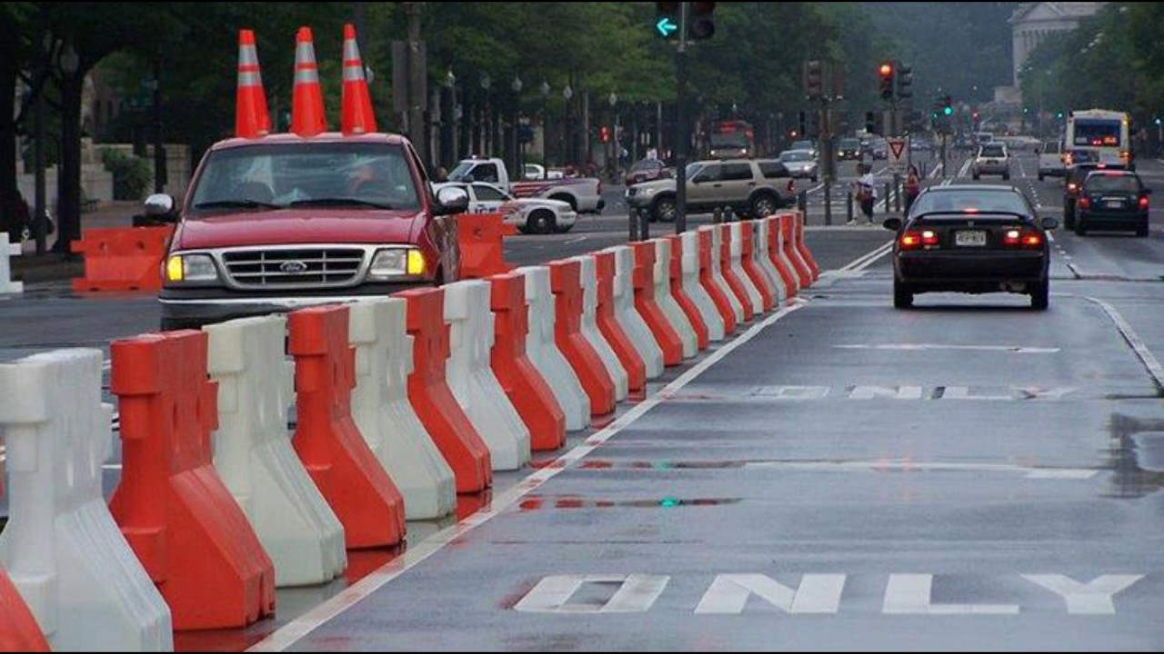 Traffic Safety Barricades - YouTube