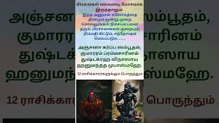 இந்த அனுமன் சுலோகத்தை தினமும் மூன்று முறை சொல்லுங்கள் நிச்சயம் பலன்