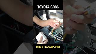 Easiest way to upgrade your sound system #diy  #toyota  #amplifier #soundsystem