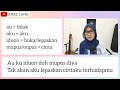 belajar bahasa dusun dengan lirik lagu ginawoku kagasan caroline yusuf