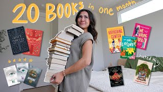 I read 20 books in one month...and tell you which ones were worth it