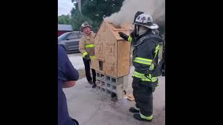 How backdraft can happen when a house is on fire