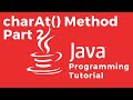 How to print all the characters of a String using the charAt() method and a for loop