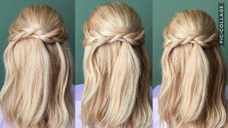 Semirecogido con trenza - Braided Hairstyle