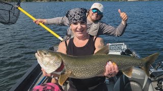 Lake Trout Fishing w/ Mac Mulligan @viking_lodge Cranberry Portage, MB (S8:E13) WOOOOOFISHING