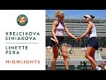 B.Krejcikova/K.Siniakova vs M.Linette/B.Pera - Semifinals Highlights I Roland-Garros 2021