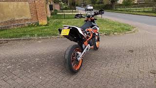 KTM 690 SMC R Supermoto 2014 Full Titanium Akrapovic Exhaust - Claridges Cars HD