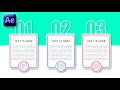 Create Infographics Template in Adobe After Effects - No Plugins